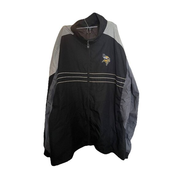 Reebok NFL Vikings Windbreaker XXL Men’s Jacket Purple Lightweight Team - Picture 1 of 7